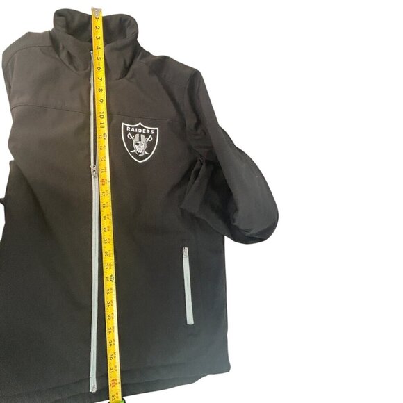 NFL Raiders Soft Shell Jacket Unisex Size Large | Football Enthusiast - Picture 6 of 8